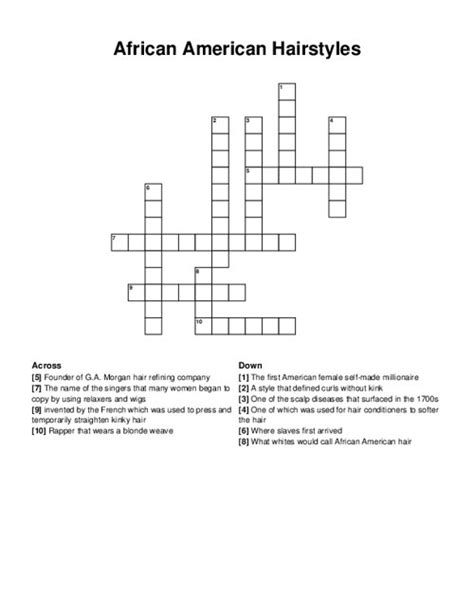 Palm rolled hairstyle crossword - hairstyle, palm rolled Crossword Clue. The Crossword Solver found 30 answers to "hairstyle, palm rolled", 4 letters crossword clue. The Crossword Solver finds …